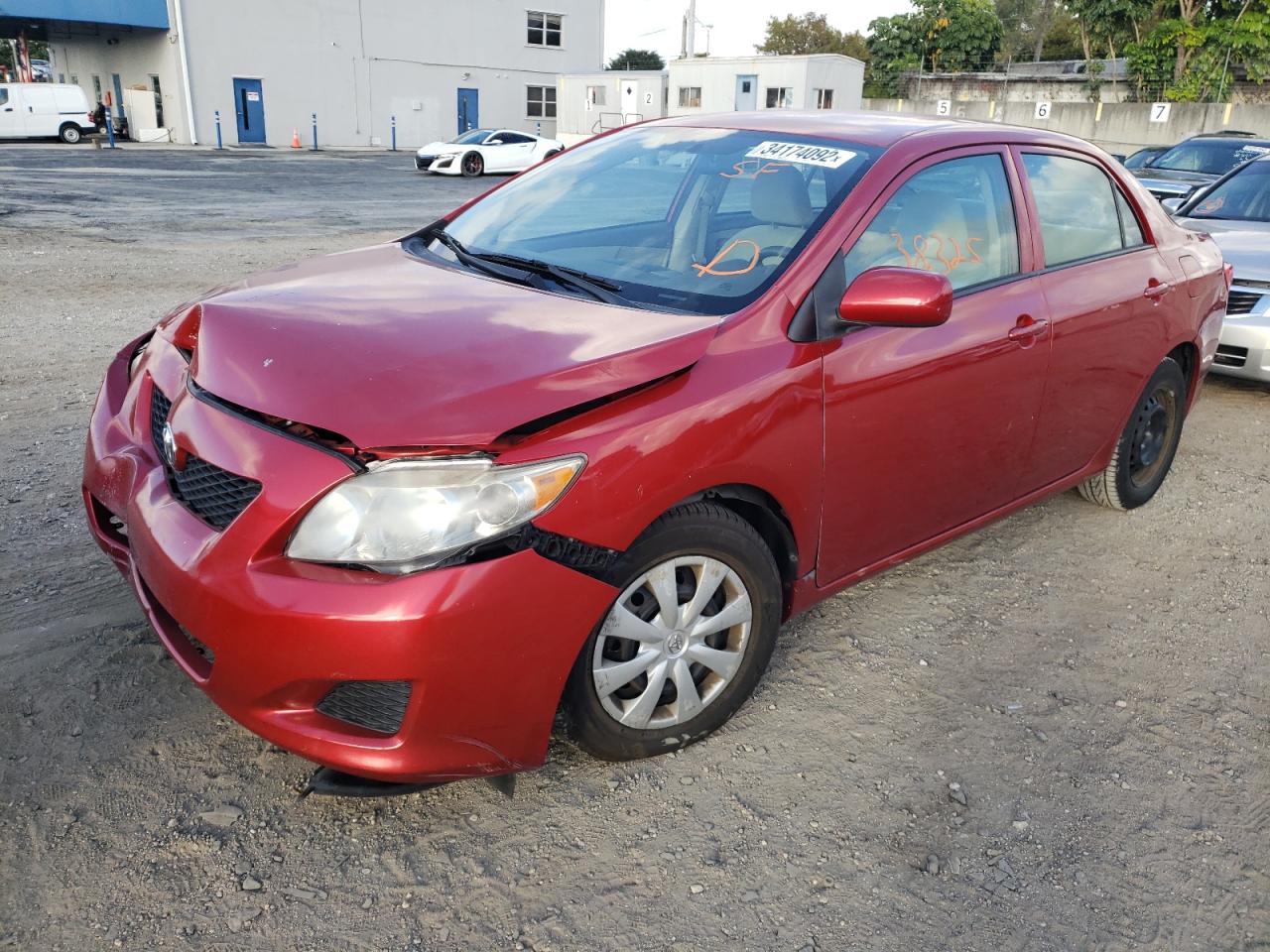 Photo 2 from auction – 2010 TOYOTA COROLLA with VIN 1NXBU4EE9AZ175748