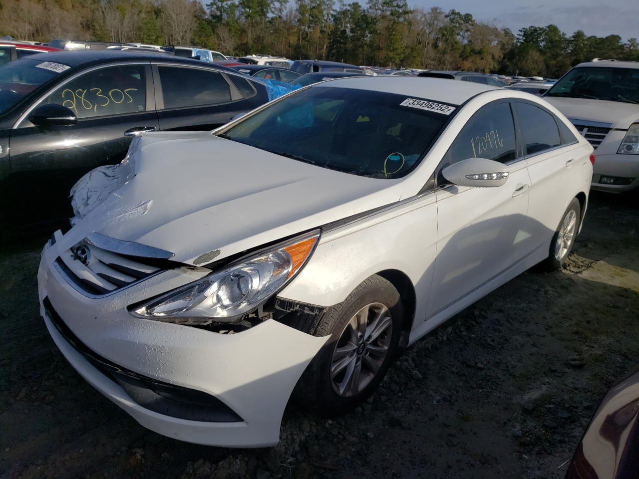 Photo 2 from auction – 2014 HYUNDAI SONATA GLS with VIN 5NPEB4AC6EH922444