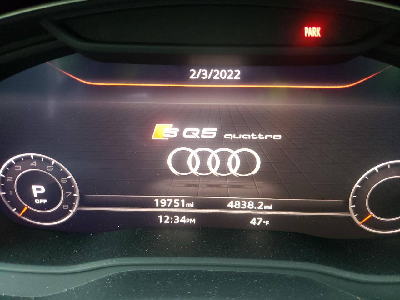 Photo 8 from auction – 2020 AUDI SQ5 PREMIU with VIN WA1B4AFY4L2092040
