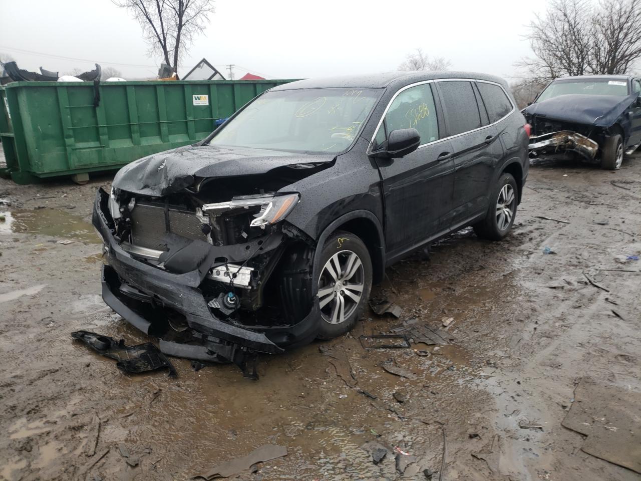 Photo 2 from auction – 2017 HONDA PILOT EX with VIN 5FNYF6H3XHB081296