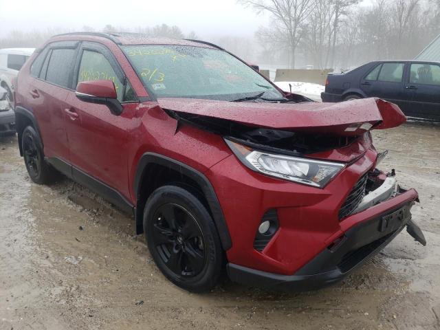 TOYOTA RAV4 XLE 2019 with VIN JTMP1RFV8KD503323 - Photo from auction