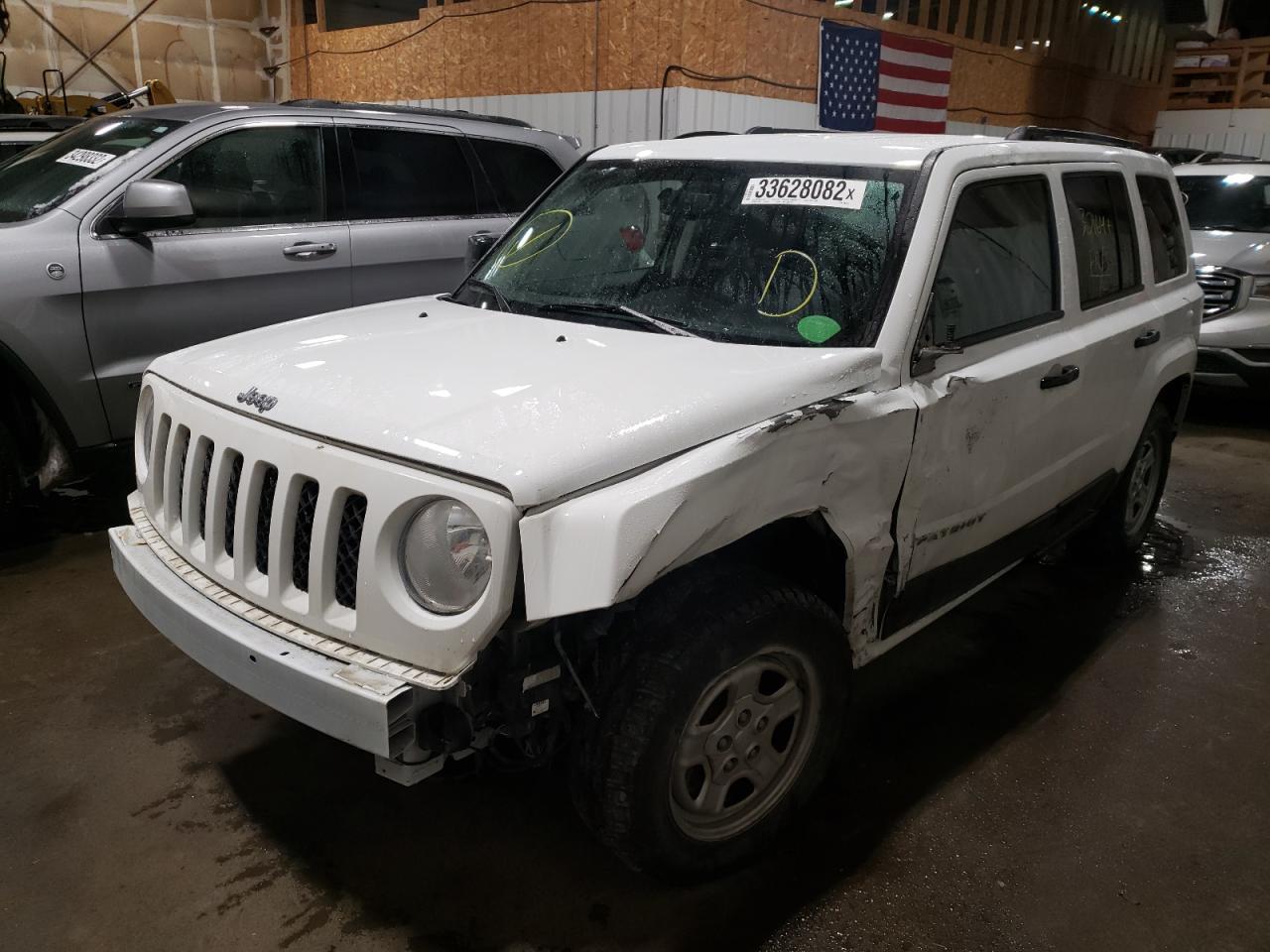 Photo 2 from auction – 2017 JEEP PATRIOT SP with VIN 1C4NJPBB0HD202951