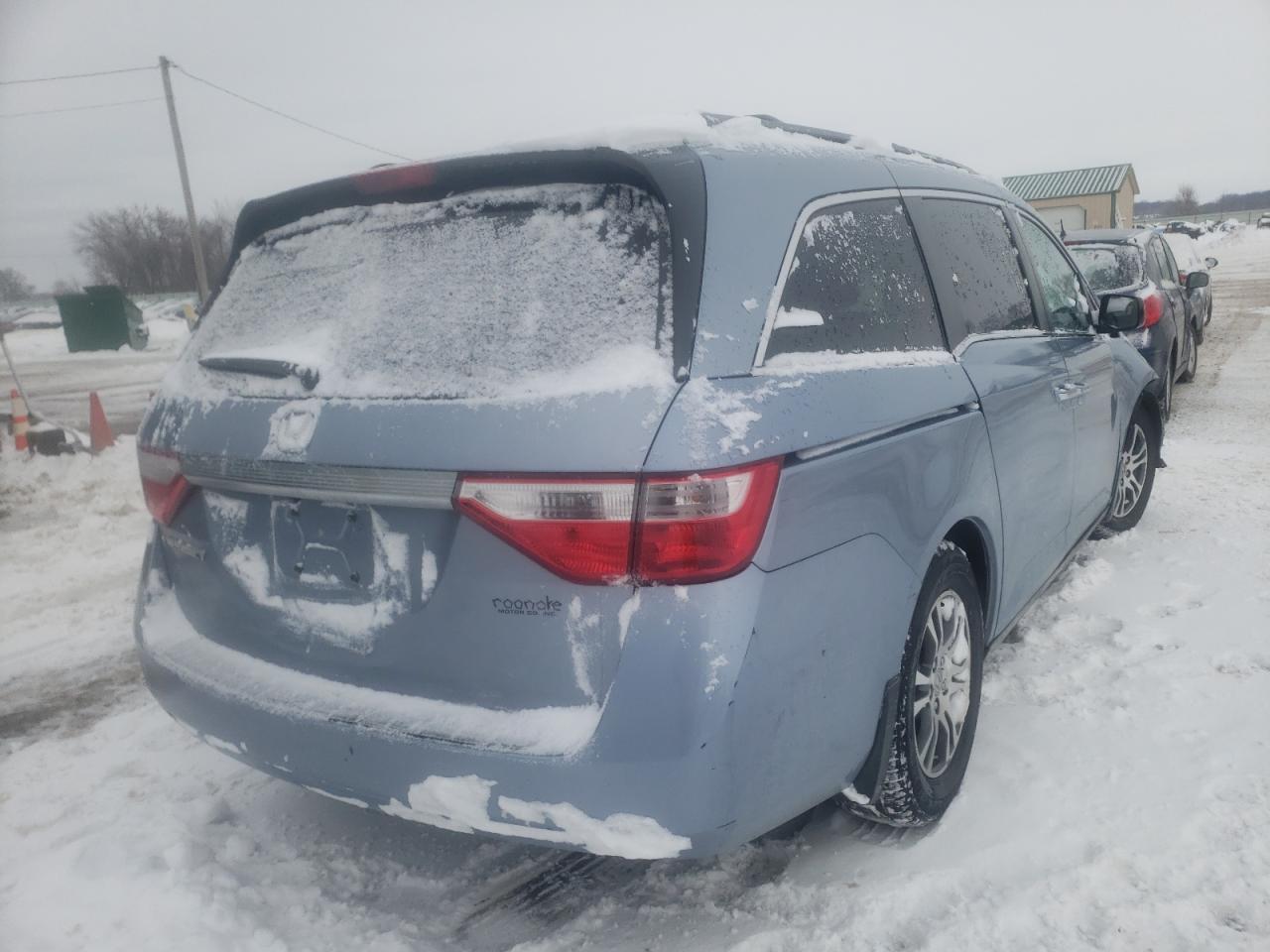 Photo 4 from auction – 2013 HONDA ODYSSEY EX with VIN 5FNRL5H67DB012559