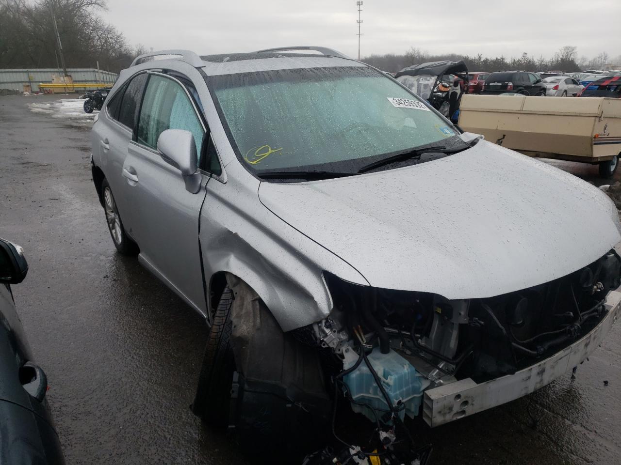 LEXUS RX 450 2011 with VIN JTJBC1BAXB2035371 - Photo from auction