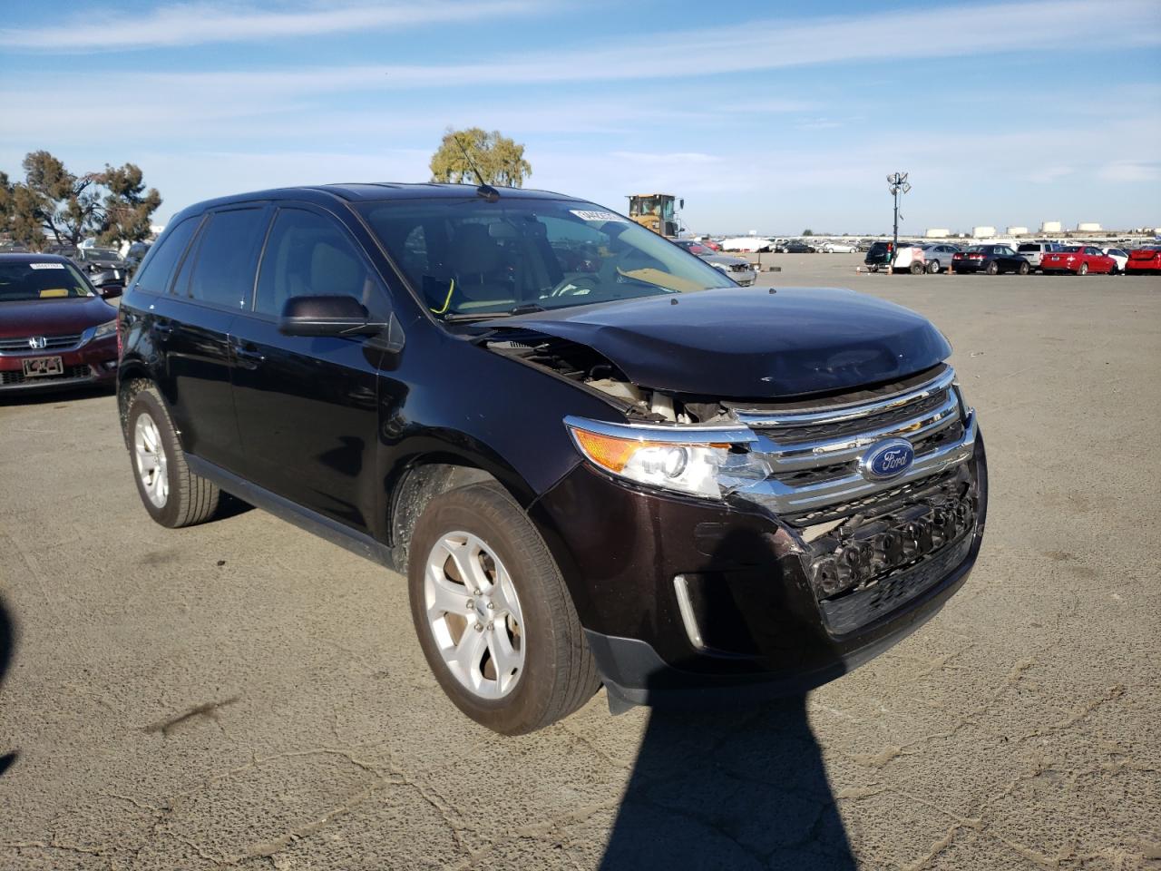 FORD EDGE SEL 2014 with VIN 2FMDK3JC0EBA82898 - Photo from auction