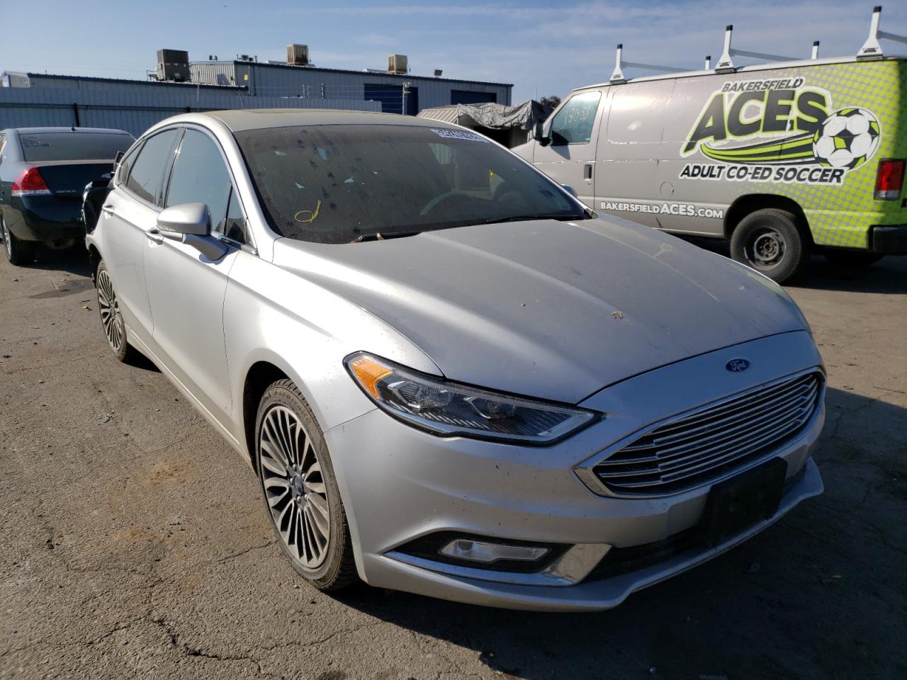 FORD FUSION TIT 2018 with VIN 3FA6P0D97JR155554 - Photo from auction
