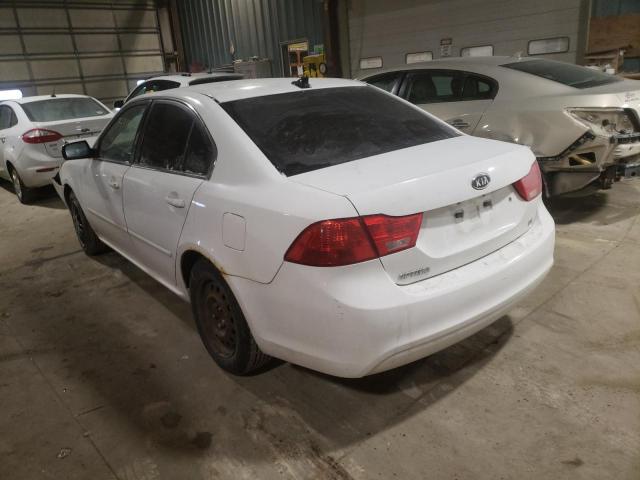 Photo 3 from auction – 2009 KIA OPTIMA LX with VIN KNAGE228495339503
