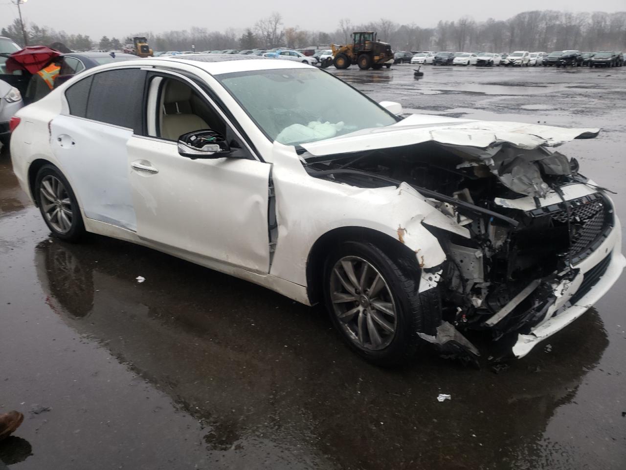 INFINITI Q50 BASE 2015 with VIN JN1BV7AR5FM398455 - Photo from auction