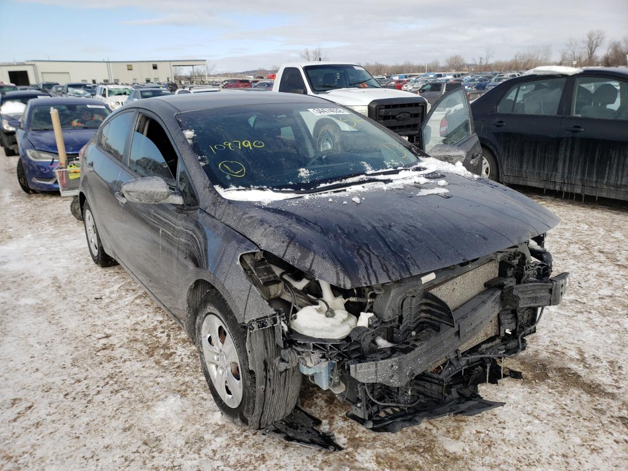 KIA FORTE LX 2017 with VIN 3KPFK4A73HE109790 - Photo from auction