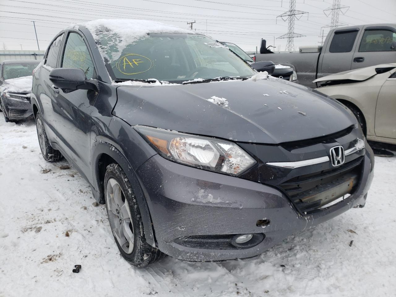 HONDA HR-V EX 2017 with VIN 3CZRU6H50HM705964 - Photo from auction