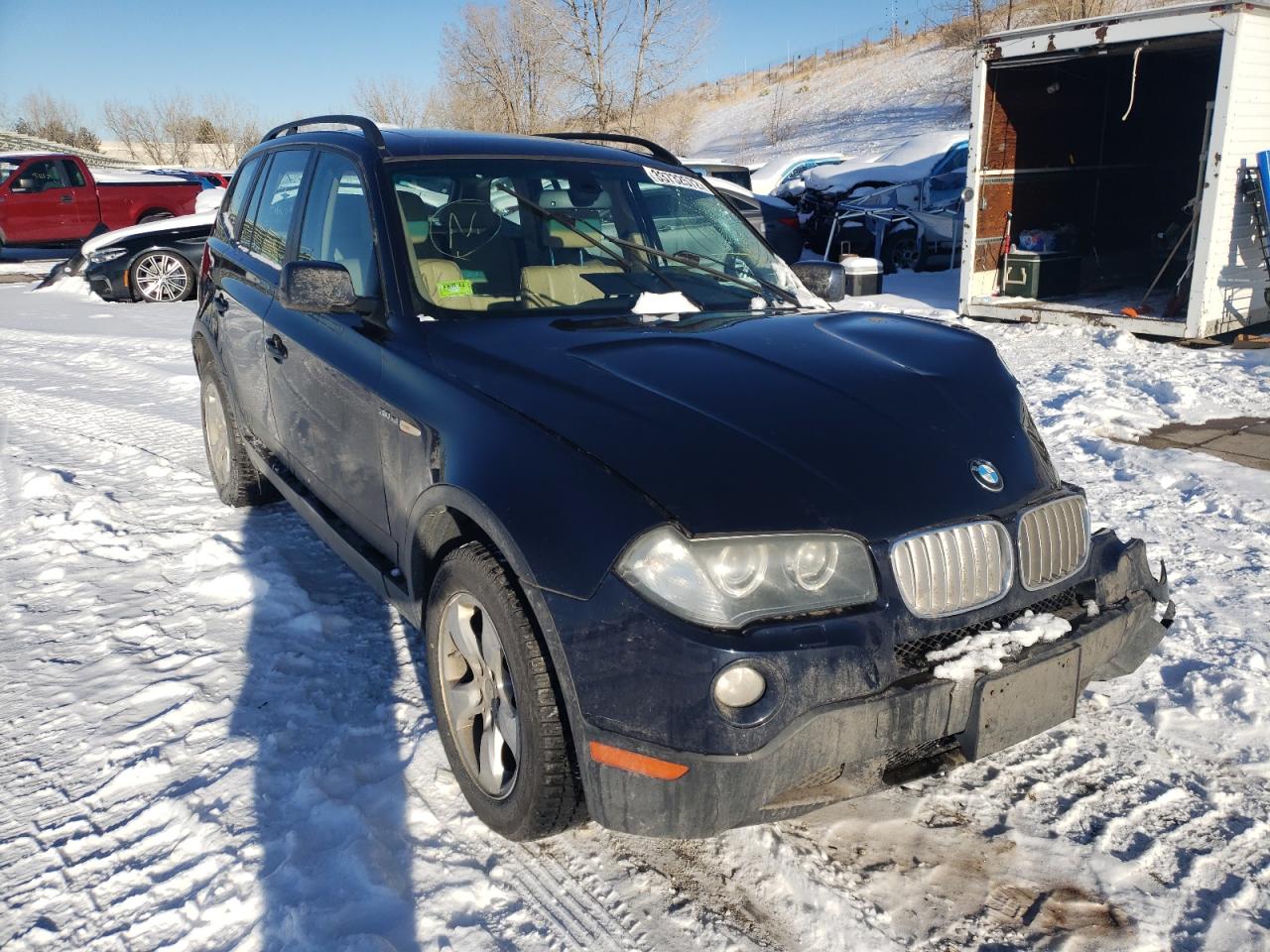 Photo 1 from auction – 2007 BMW X3 3.0SI with VIN WBXPC934X7WF00365