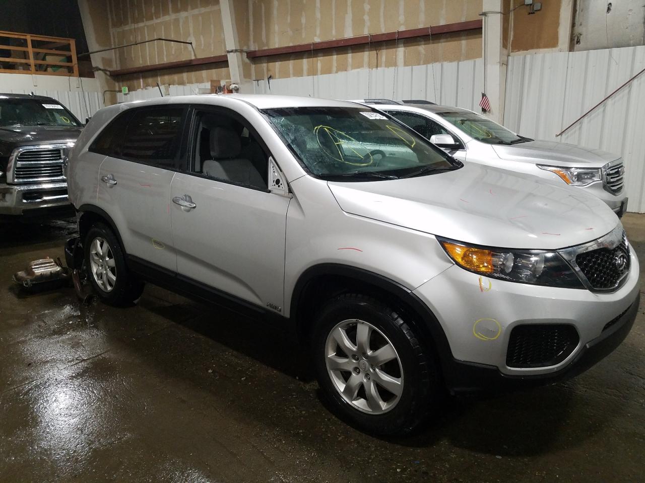 KIA SORENTO BA 2011 with VIN 5XYKTCA10BG163690 - Photo from auction