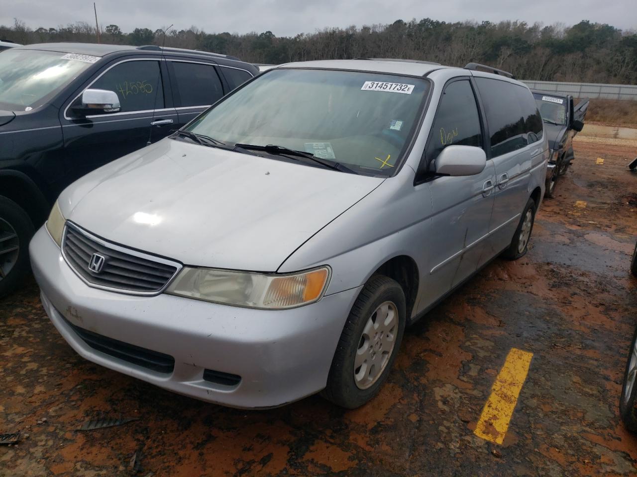 Photo 2 from auction – 2001 HONDA ODYSSEY EX with VIN 2HKRL18641H619167