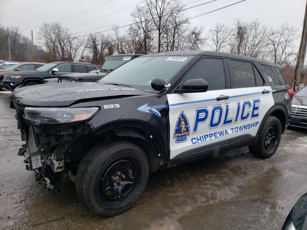 Photo 2 from auction – 2020 FORD EXPLORER P with VIN 1FM5K8AB8LGA20115