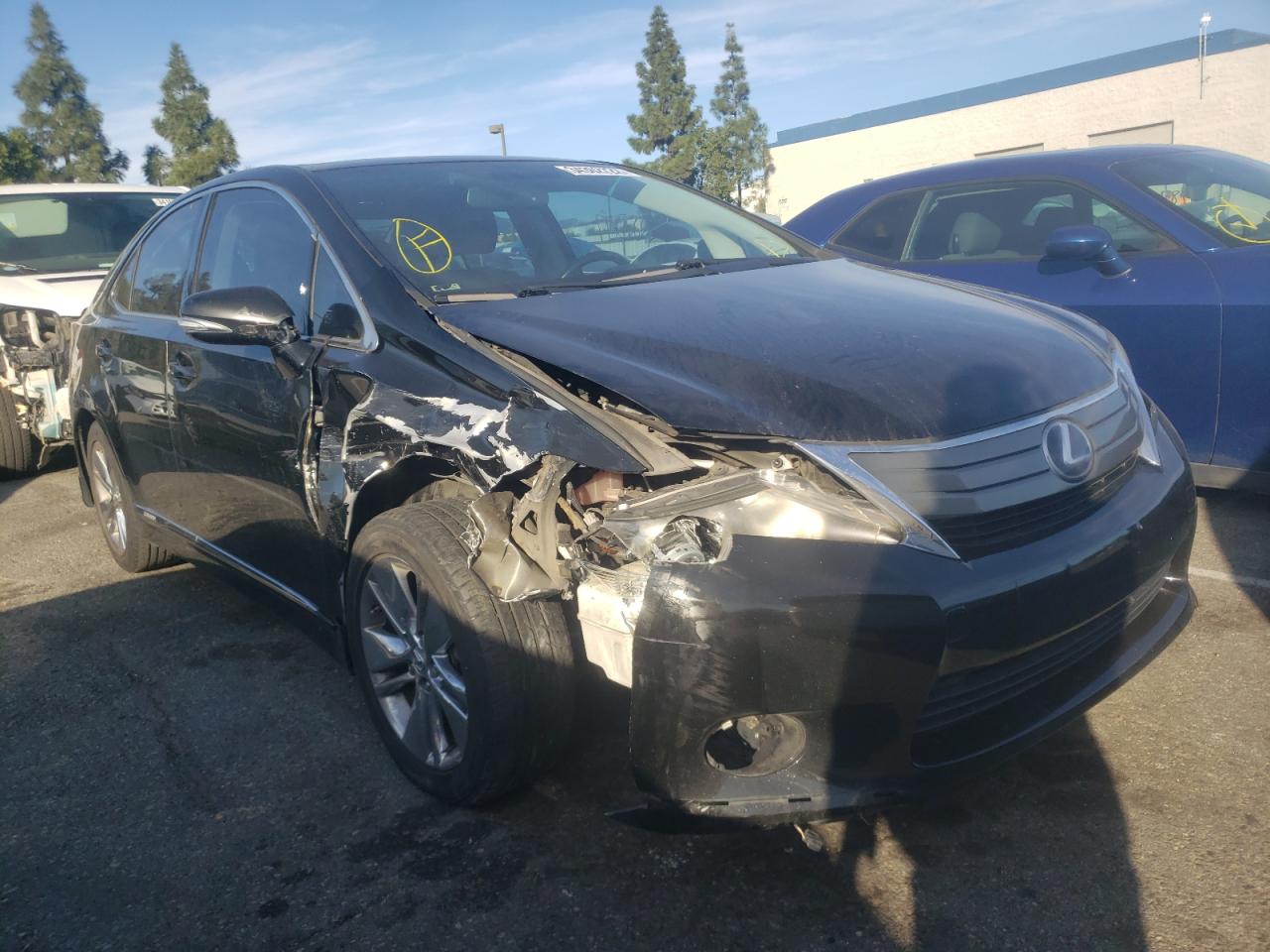 LEXUS HS 250H 2010 with VIN JTHBB1BA4A2022537 - Photo from auction