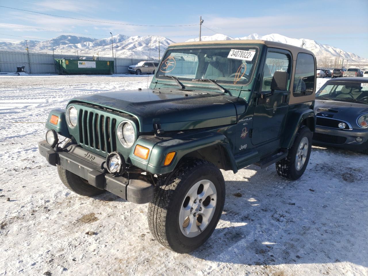 Photo 2 from auction – 2000 JEEP WRANGLER / with VIN 1J4FA59S6YP721669