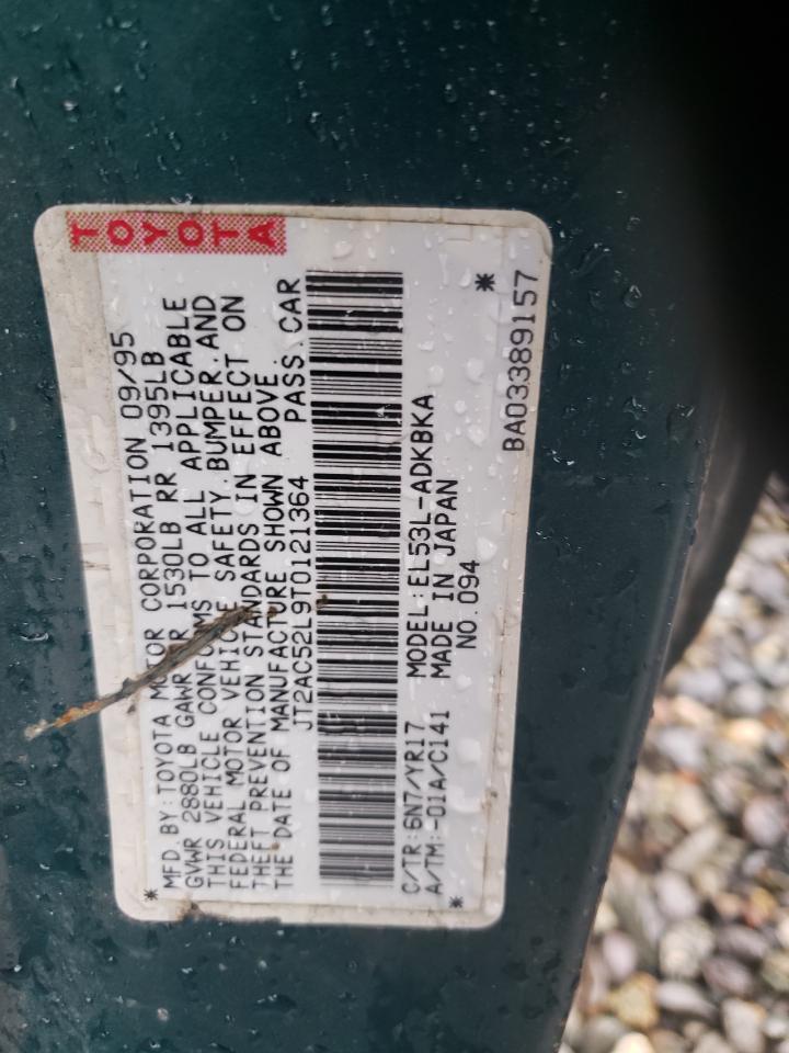 Photo 10 from auction – 1996 TOYOTA TERCEL STD with VIN JT2AC52L9T0121364