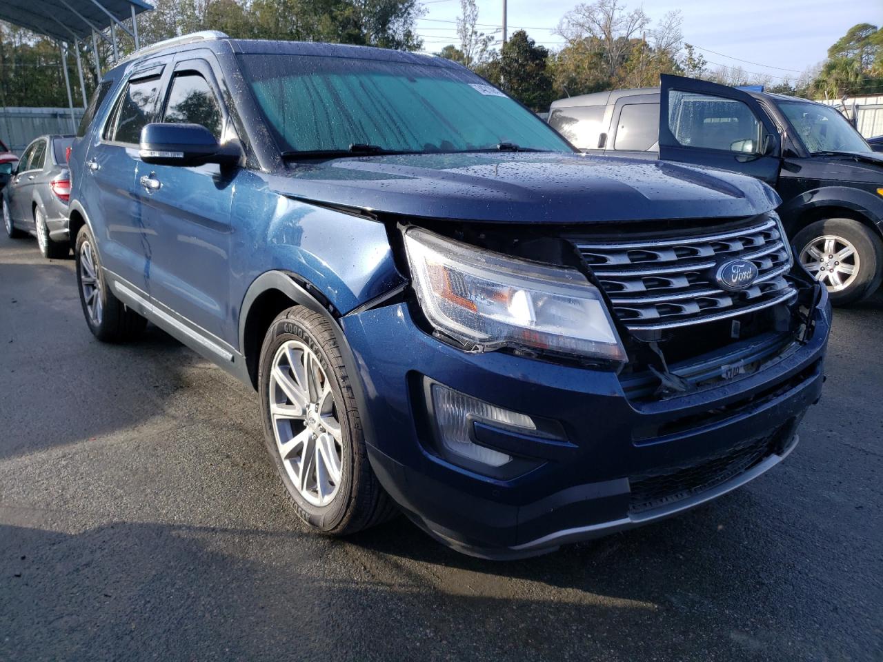 FORD EXPLORER L 2017 with VIN 1FM5K7F83HGA35331 - Photo from auction