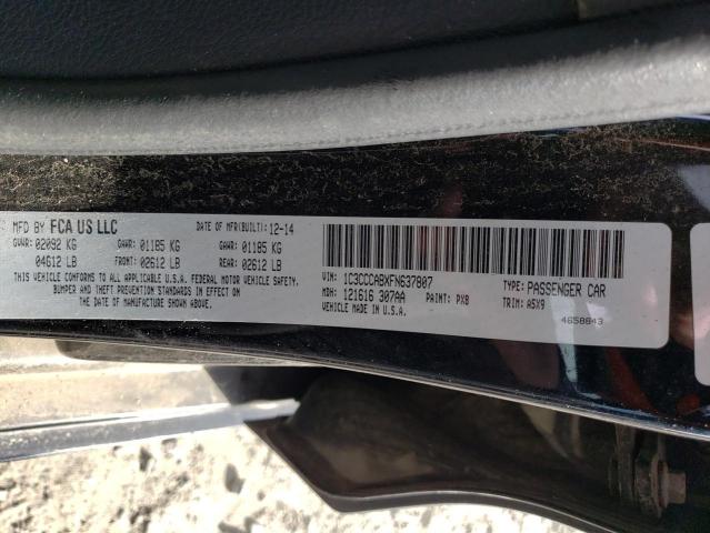 Фото 10 с аукциона – 2015 CHRYSLER 200 LIMITE с VIN 1C3CCCABXFN637807