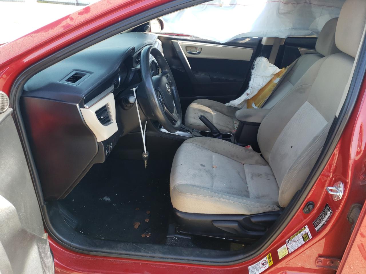 Photo 5 from auction – 2014 TOYOTA COROLLA L with VIN 5YFBURHE3EP087424