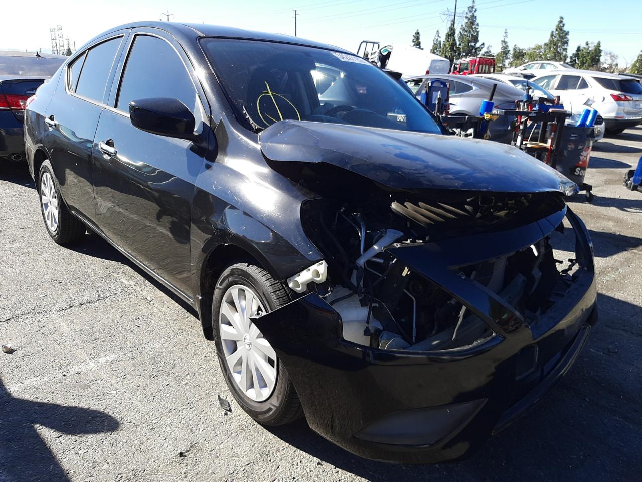 NISSAN VERSA S 2015 with VIN 3N1CN7AP7FL924887 - Photo from auction