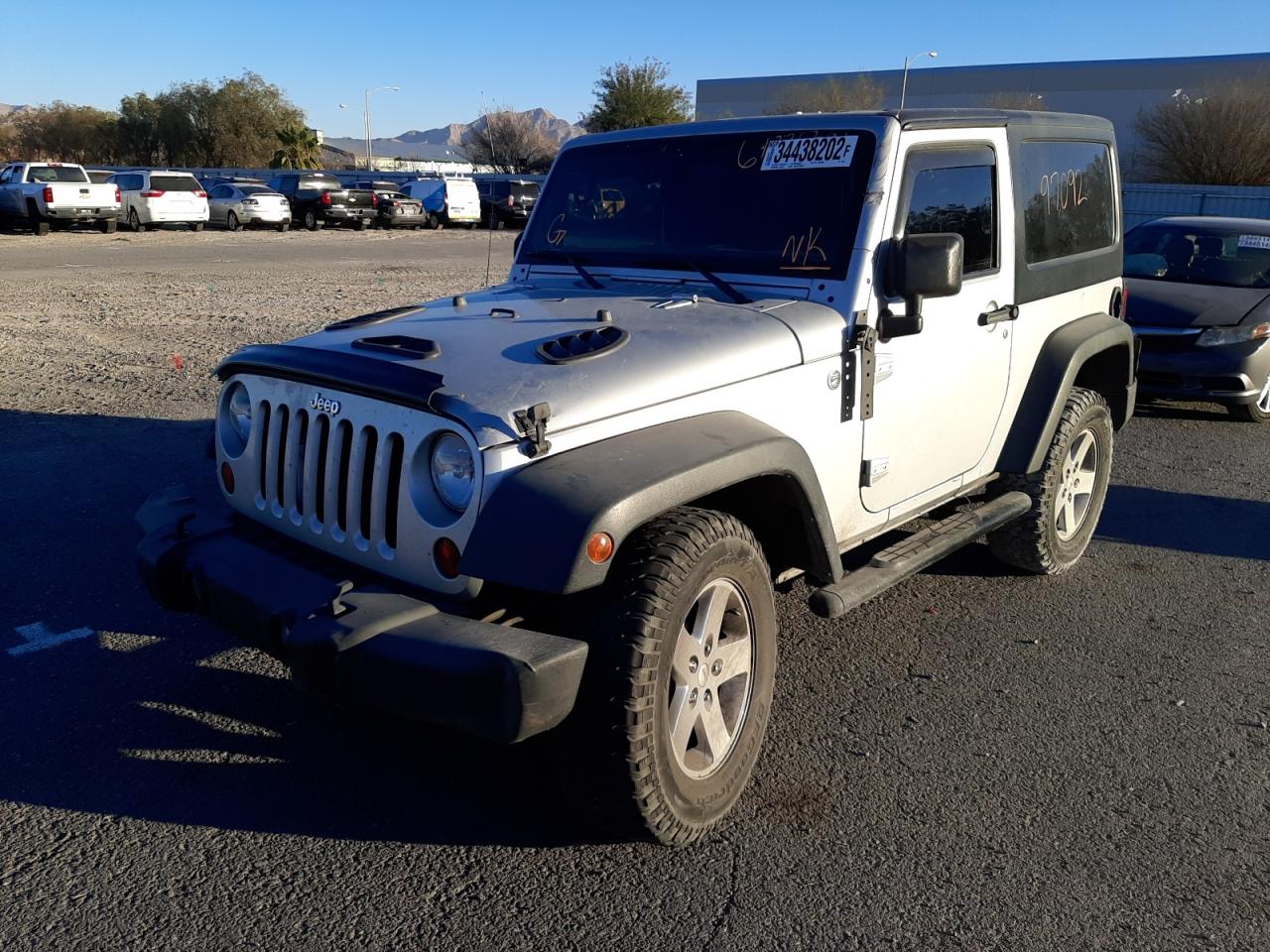 Photo 2 from auction – 2012 JEEP WRANGLER S with VIN 1C4AJWAG2CL197207