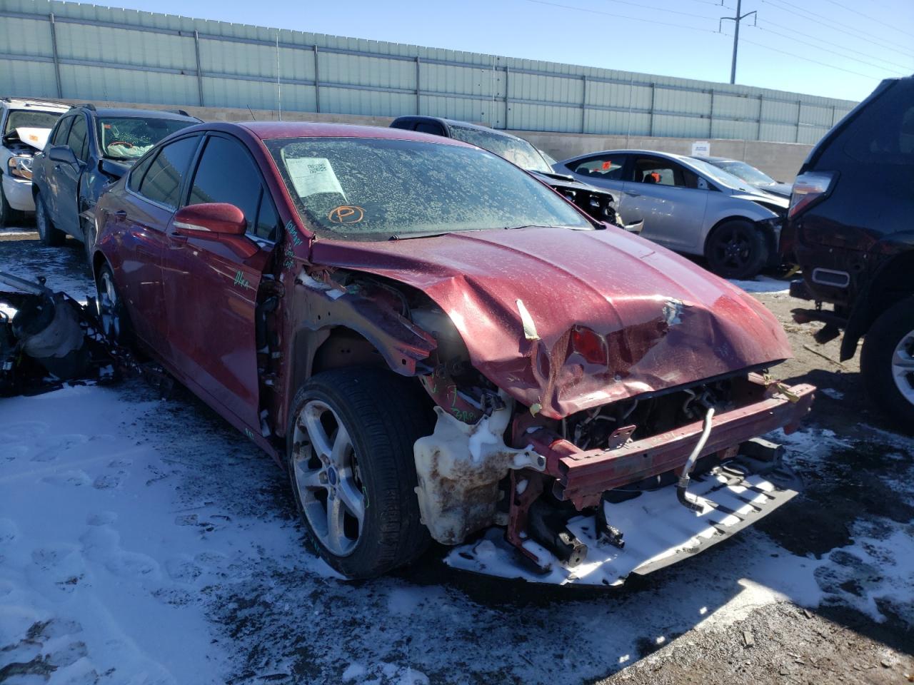 FORD FUSION SE 2014 with VIN 3FA6P0HDXER181957 - Photo from auction