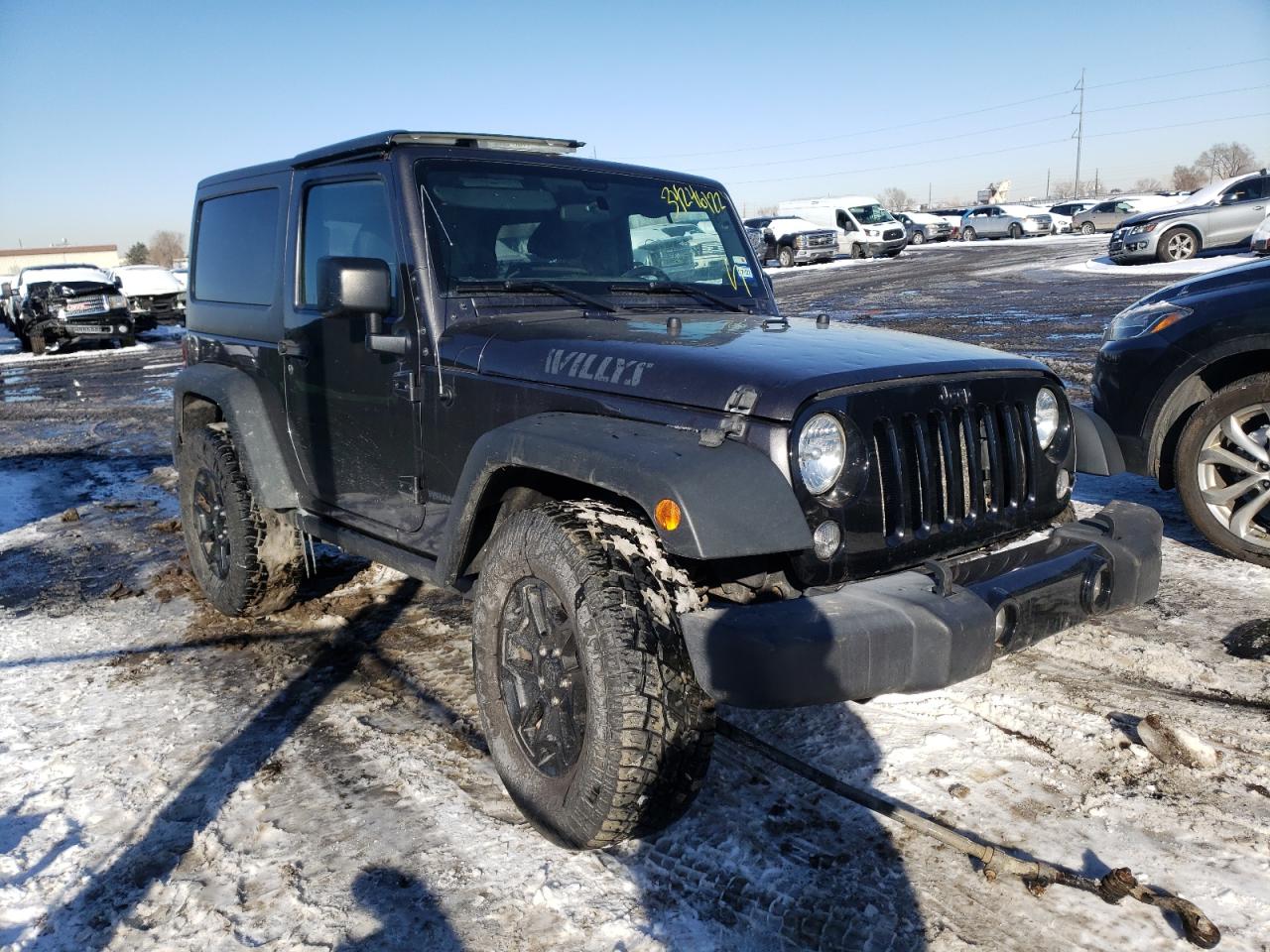 JEEP WRANGLER S 2016 with VIN 1C4AJWAG5GL277817 - Photo from auction