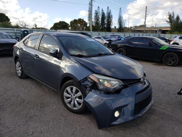 TOYOTA COROLLA L 2014 with VIN 2T1BURHE1EC155008 - Photo from auction