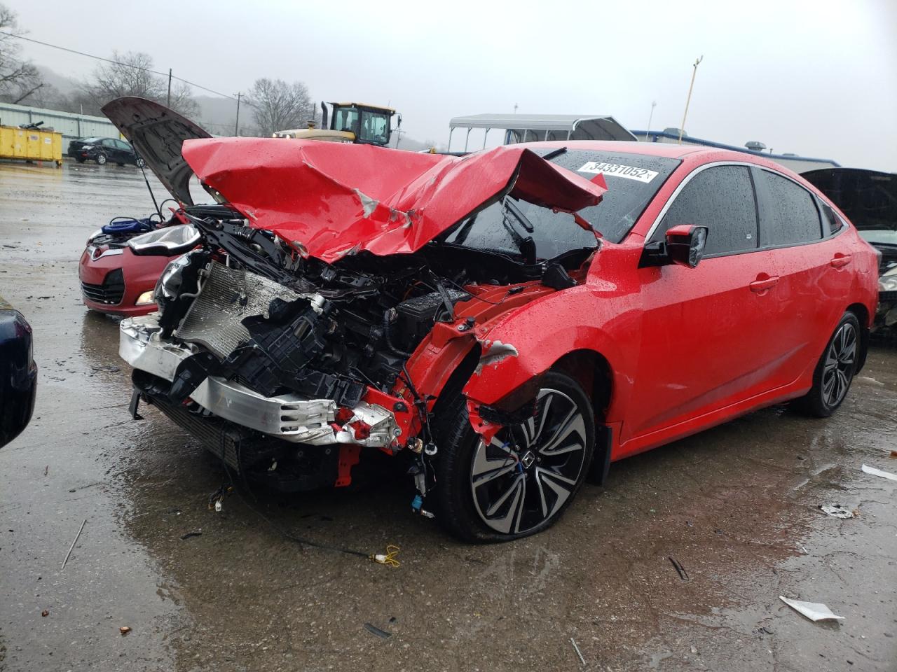 Photo 2 from auction – 2016 HONDA CIVIC EX with VIN 2HGFC1F37GH658012