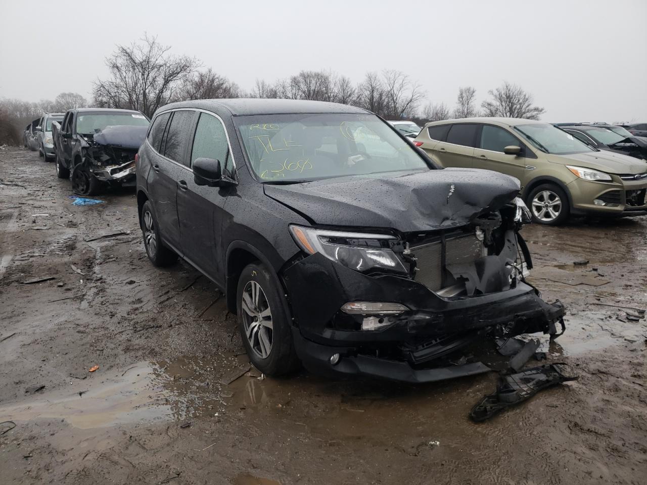 Photo 1 from auction – 2017 HONDA PILOT EX with VIN 5FNYF6H3XHB081296