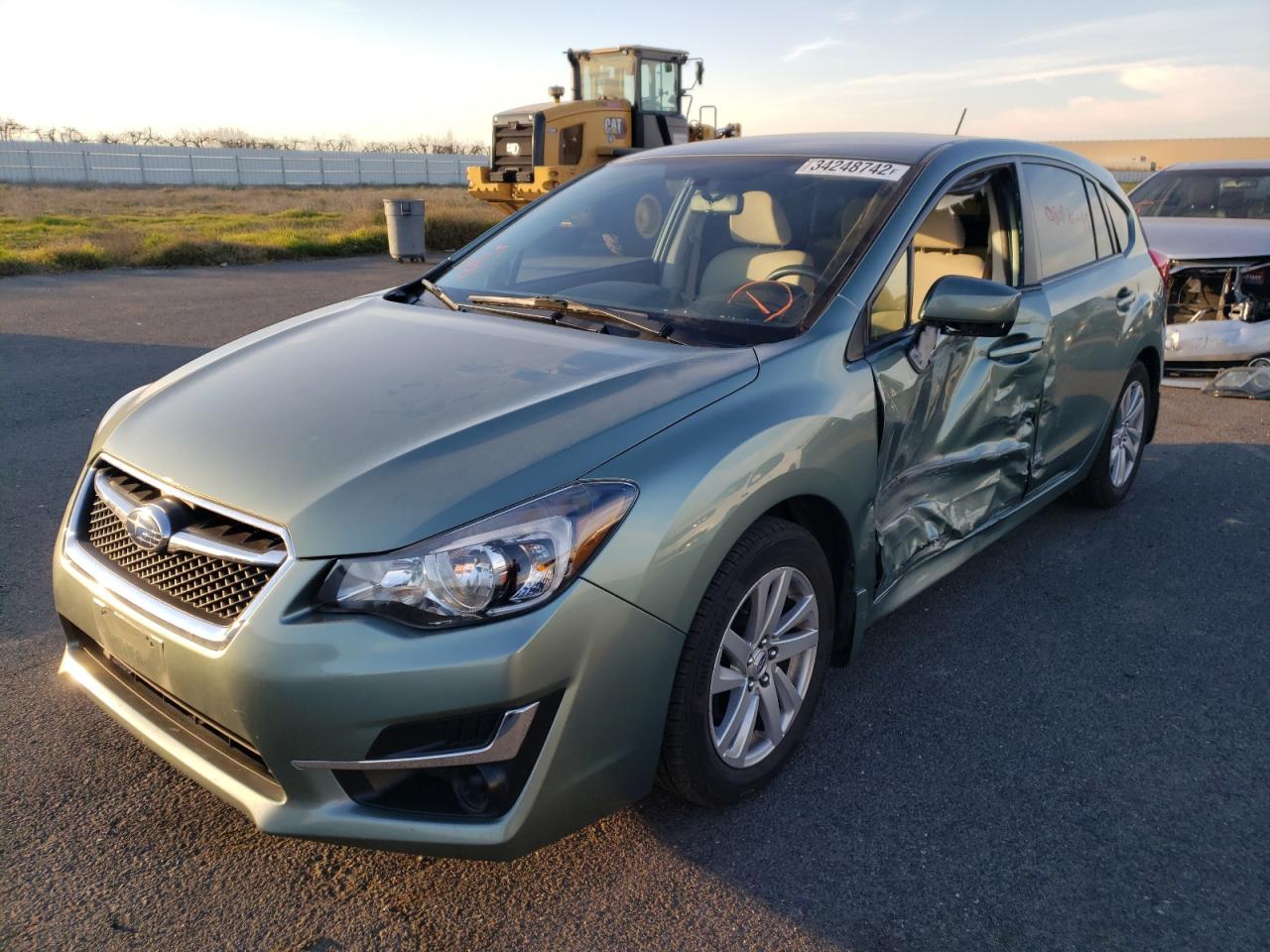 Photo 2 from auction – 2016 SUBARU IMPREZA PR with VIN JF1GPAB68GH350172