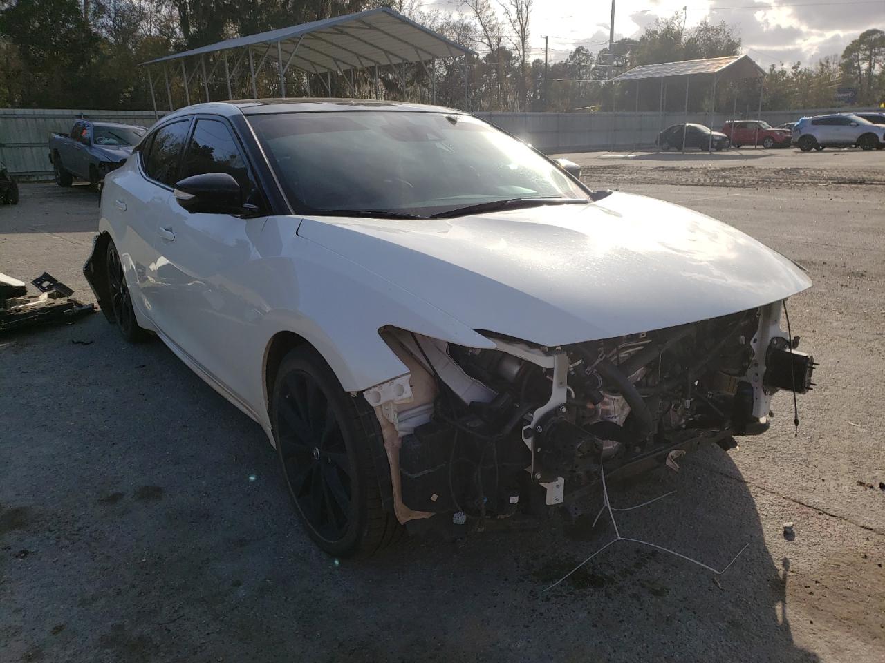 NISSAN MAXIMA SR 2020 with VIN 1N4AA6EV3LC376886 - Photo from auction