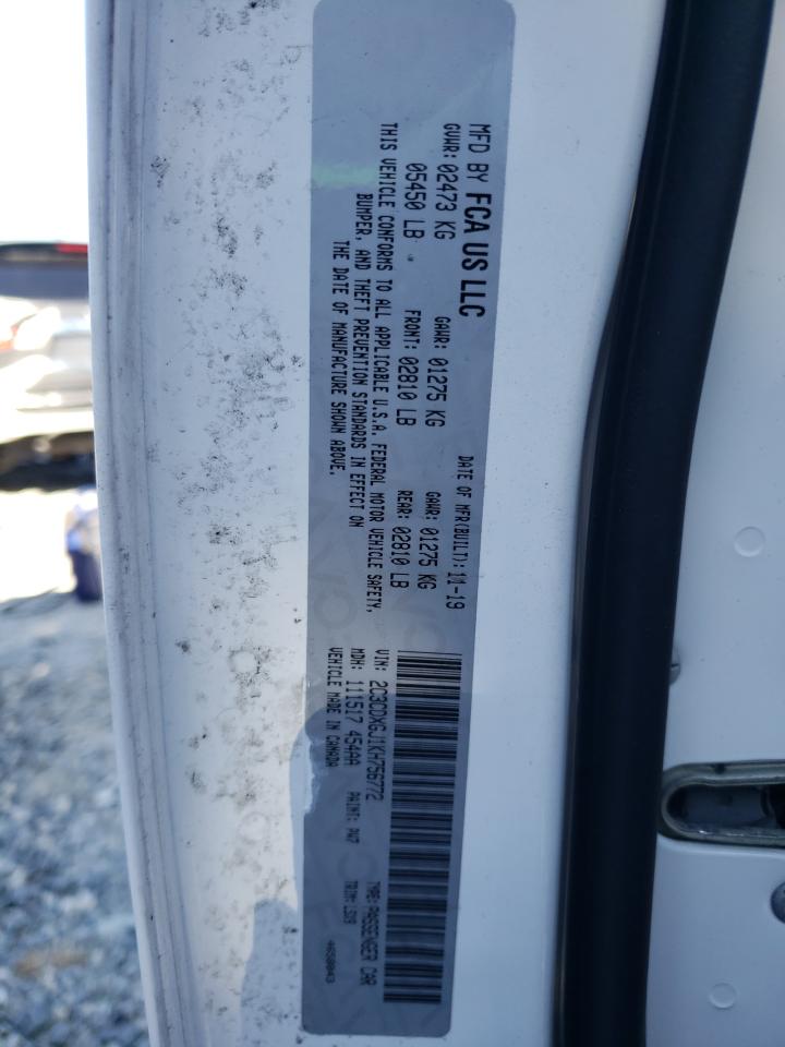 Photo 10 from auction – 2019 DODGE CHARGER SC with VIN 2C3CDXGJ1KH756772