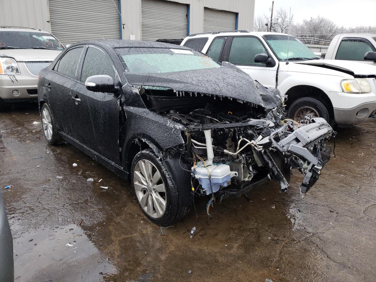 KIA FORTE SX 2010 with VIN KNAFW4A30A5219938 - Photo from auction