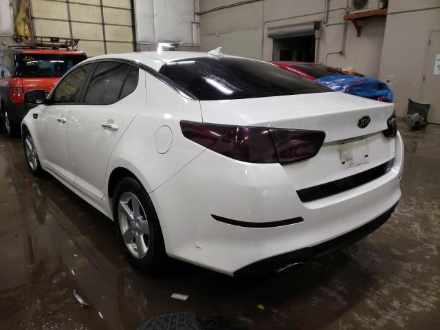 Photo 3 from auction – 2015 KIA OPTIMA LX with VIN KNAGM4A79F5645468