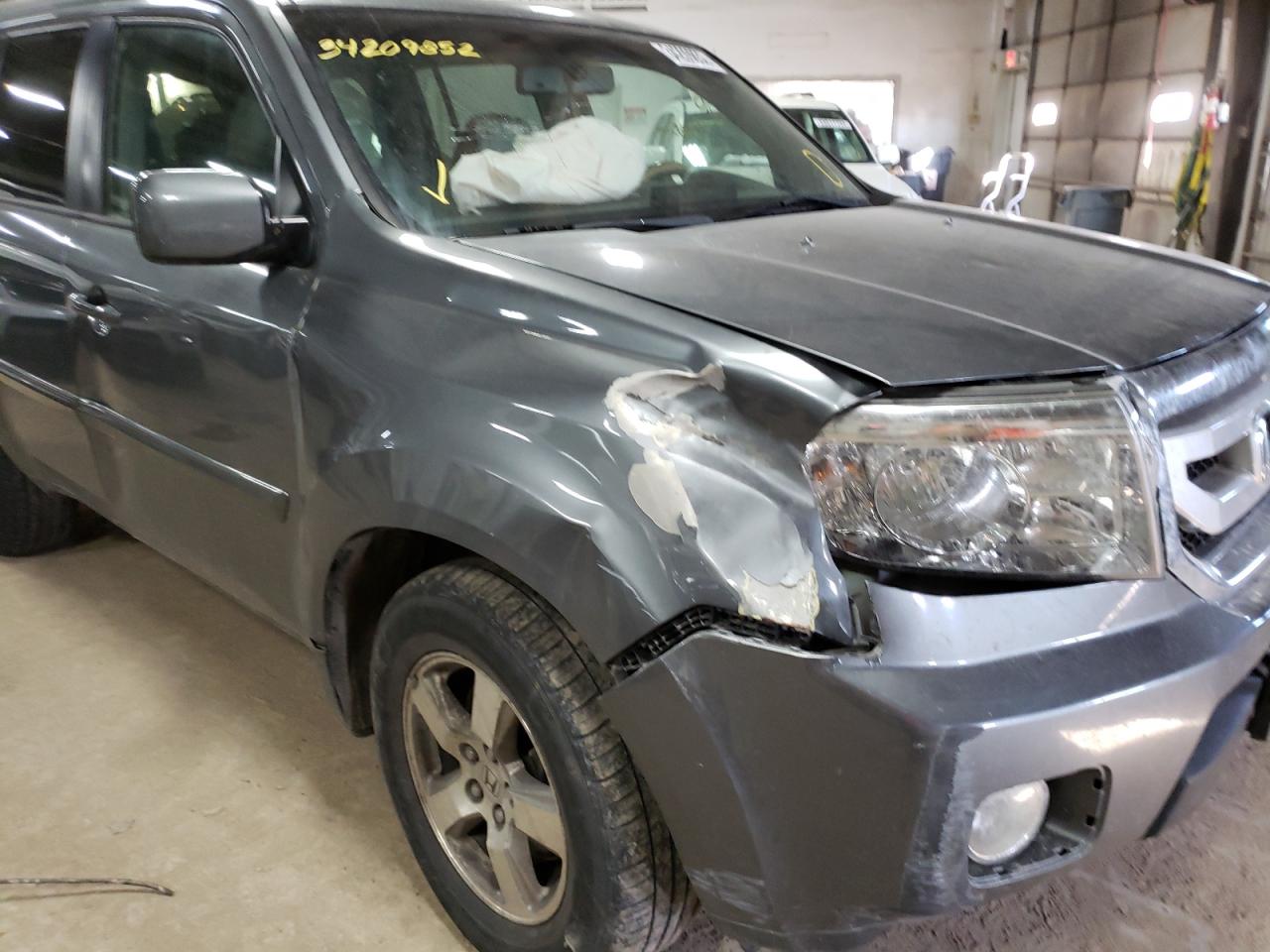 Photo 9 from auction – 2009 HONDA PILOT EXL with VIN 5FNYF48619B018877