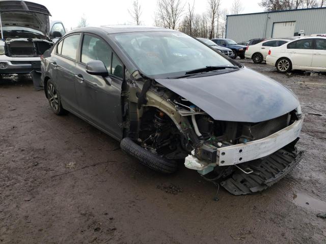 HONDA CIVIC EXL 2013 with VIN 2HGFB2F90DH518649 - Photo from auction