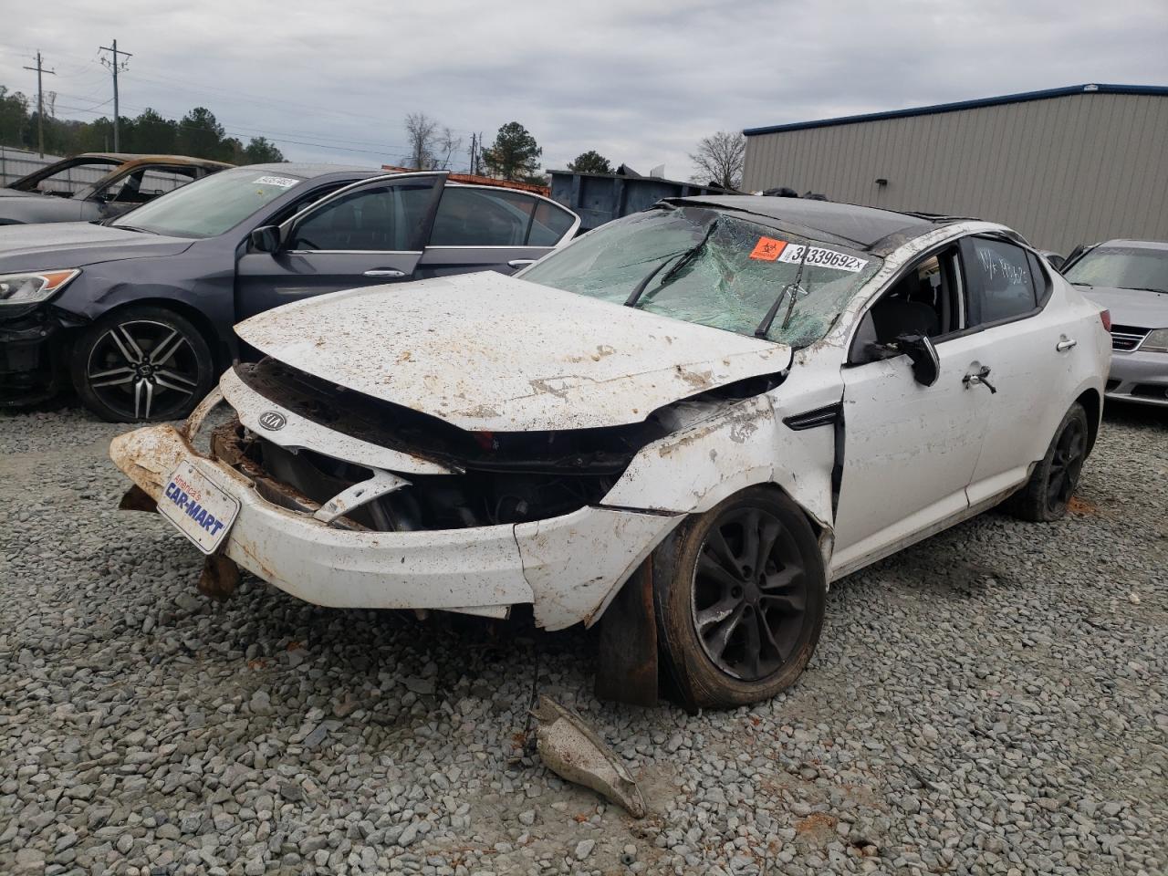 Photo 2 from auction – 2012 KIA OPTIMA EX with VIN 5XXGN4A74CG036330