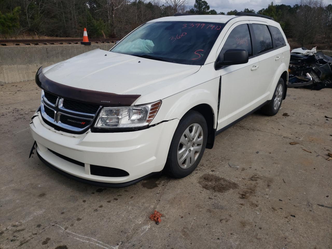 Photo 2 from auction – 2018 DODGE JOURNEY SE with VIN 3C4PDCABXJT447475