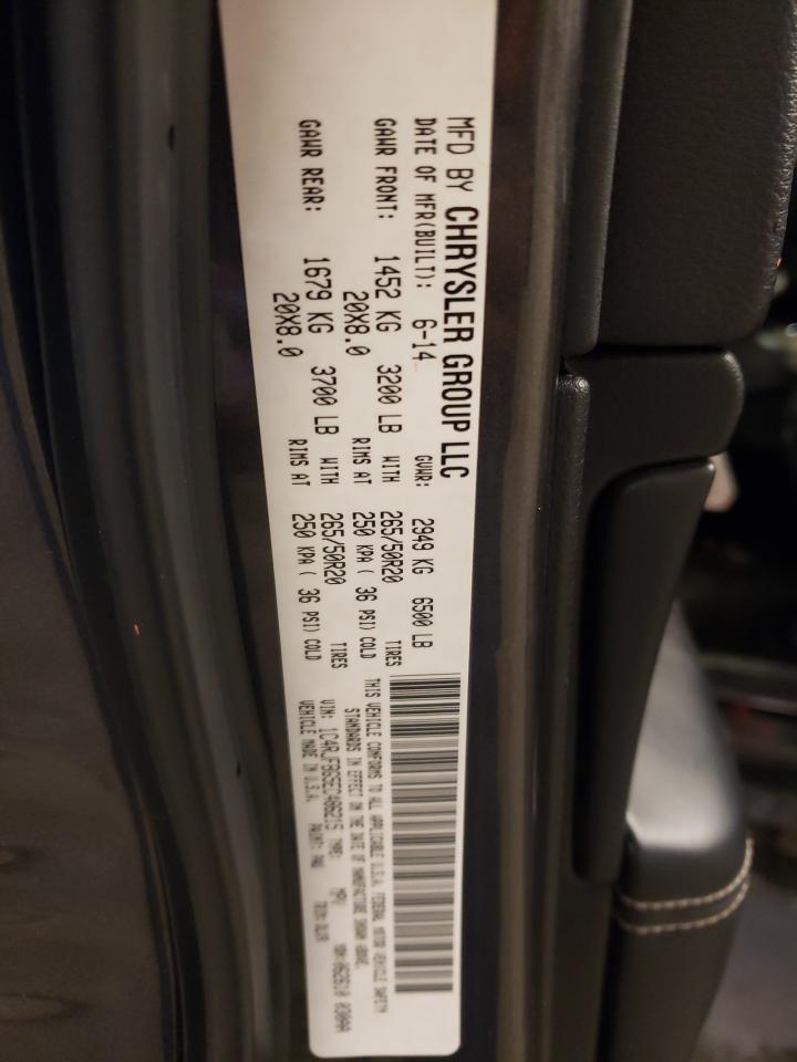 Photo 10 from auction – 2014 JEEP GRAND CHER with VIN 1C4RJFBG5EC486215