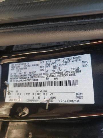 Photo 10 from auction – 2014 FORD ESCAPE SE with VIN 1FMCU9GX8EUE15085