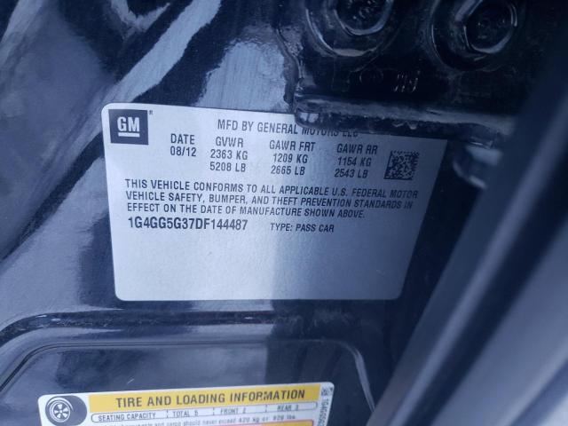 Photo 10 from auction – 2013 BUICK LACROSSE P with VIN 1G4GG5G37DF144487
