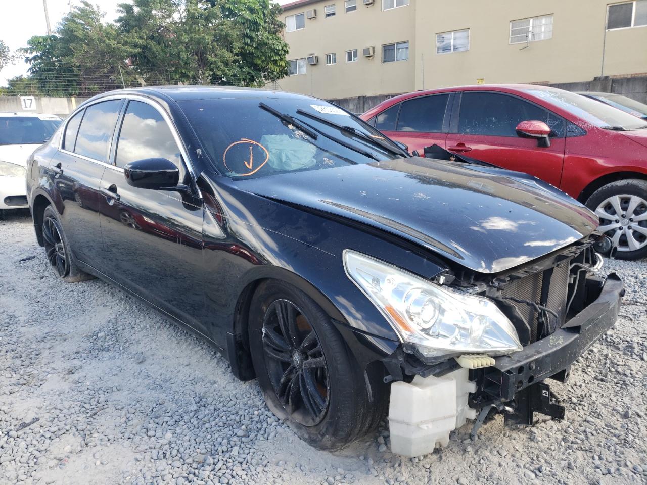 INFINITI G37 BASE 2012 with VIN JN1CV6AP2CM933041 - Photo from auction