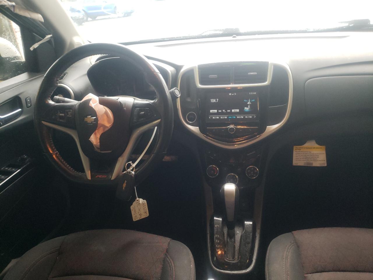 Photo 9 from auction – 2017 CHEVROLET SONIC LT with VIN 1G1JD5SH8H4115340