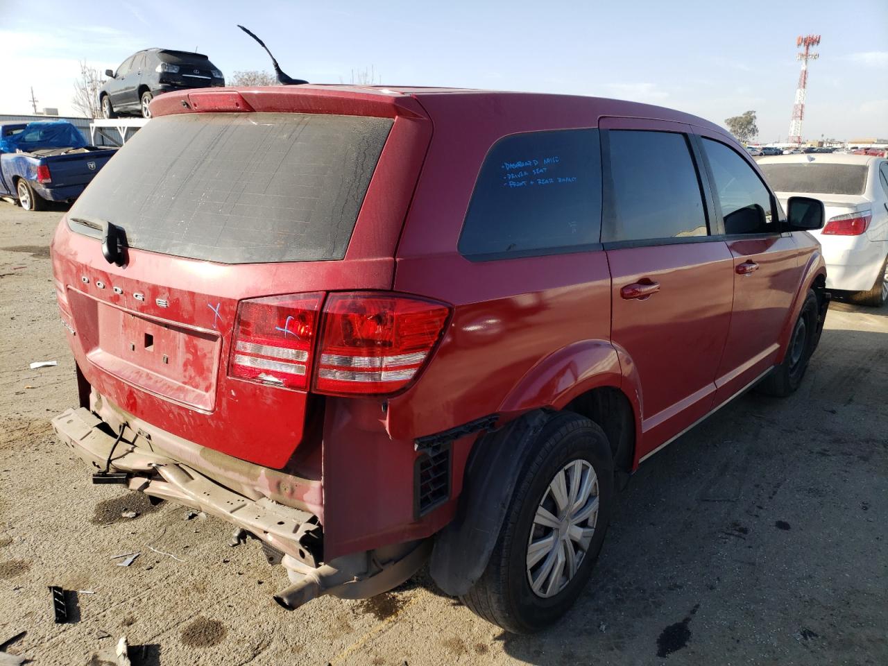 Photo 4 from auction – 2012 DODGE JOURNEY SE with VIN 3C4PDCAB2CT282833