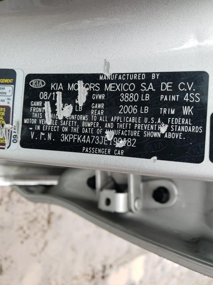 Photo 10 from auction – 2018 KIA FORTE LX with VIN 3KPFK4A73JE190182