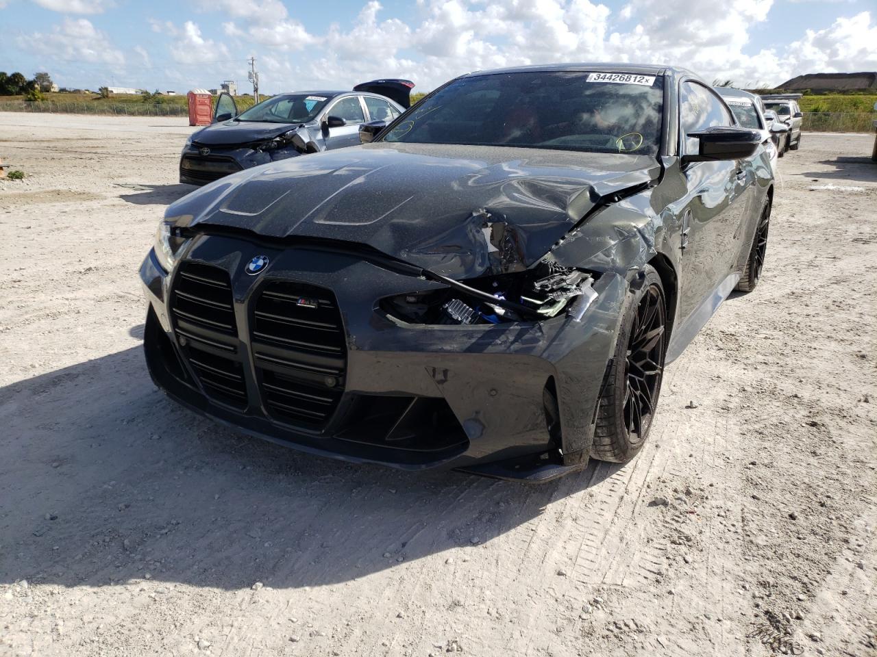 Photo 2 from auction – 2021 BMW M4 COMPETI with VIN WBS33AZ06MCG48679
