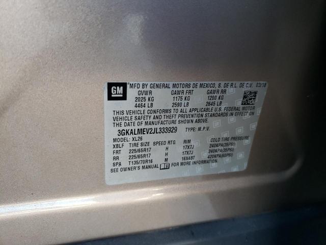 Photo 10 from auction – 2018 GMC TERRAIN SL with VIN 3GKALMEV2JL333929