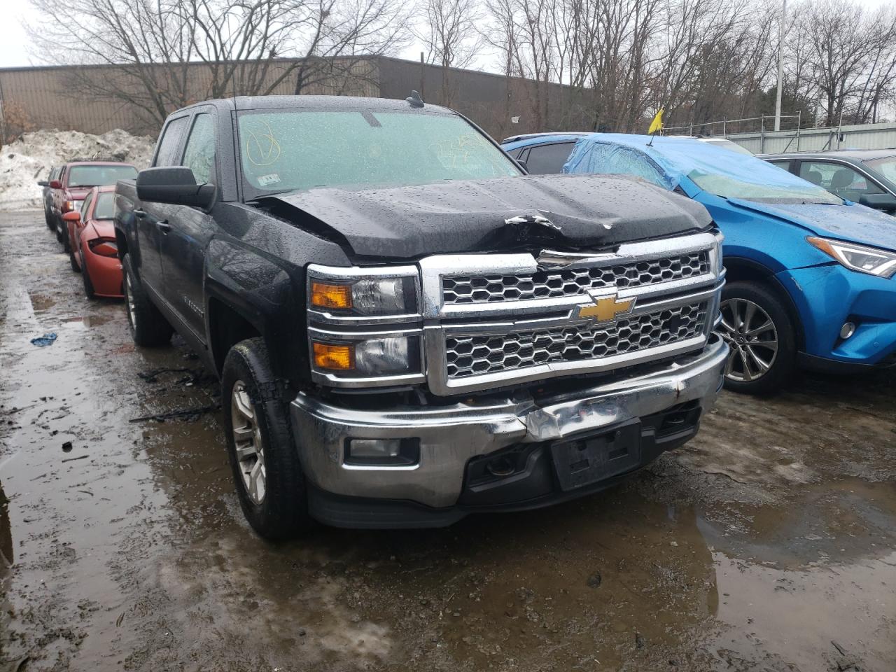 CHEVROLET SILVERADO 2015 with VIN 3GCUKRECXFG125059 - Photo from auction